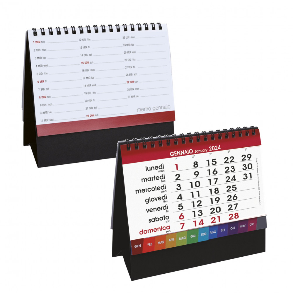 H/25 - CALENDARIO DA TAVOLO DESK - Calendari 2024 Da Tavolo - Calendari 2024  - Prodotti
