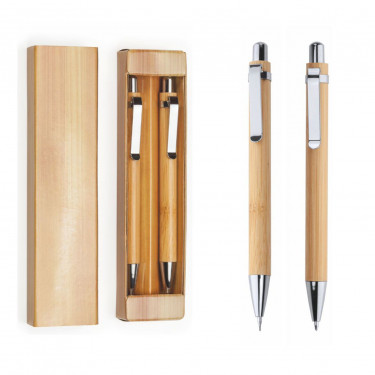 5575 Set Penna e Matita Bamboo