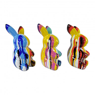 A569 Conigli-Oggetto Decorativo
