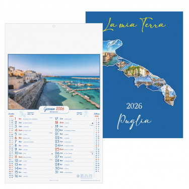 B103 PUGLIA - Calendario Illustrato