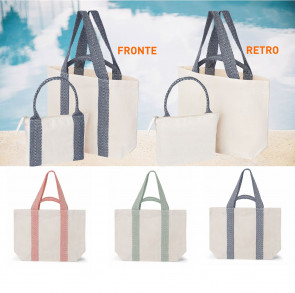 1166 LAVINIA - Borsa Mare Canvas 220g/m²