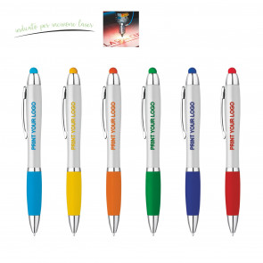 5233 Neon White - Penna Sfera Touch con led