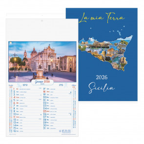 B104 SICILIA - Calendario Illustrato