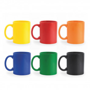 Colored ceramic mug